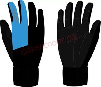 Перчатки Nordski Motion Black/Blue WS NSV250170